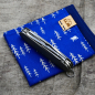 Preview: CONTURED PROTOTYPE - PIONEER-X - dark wash - fertig montiertes Taschenmesser - Titan Grade 5  (Ti 6AI 4V)  - 93mm